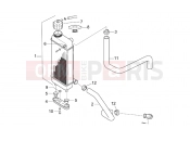 APRILIA MX 50 Water cooler