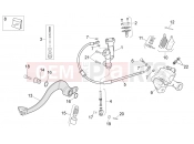 APRILIA MXV 450 Cross Rear brake system