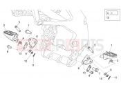 APRILIA MXV 450 Cross Foot rests