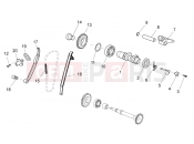 APRILIA MXV 450 Cross Rear cylinder timing system