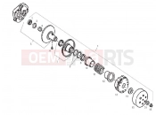 derbi Atlantis 50 2T Bullet Driven pulley