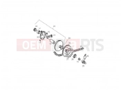 derbi Atlantis 50 2T Bullet Driving pulley