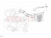 DUCATI 2008 Superbike 848 OIL COOLER » LUBRICATION SYSTEM