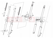 derbi Atlantis 50 2T Front fork