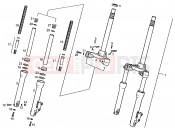 Front fork - Derbi Atlantis 50 2T LC 2000