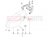 Saddle/seats - Derbi Boulevard 100 4T 2010