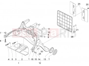 derbi Boulevard 150 4T Rear cover - Splash guard