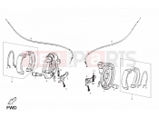 DERBI QUAD DFW 50 Front brake