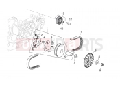 DERBI Rambla 300 Variator assembly