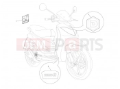 Plates - Emblems - Derbi Sonar 125 2009