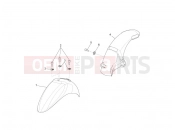 Wheel huosing - Mudguard - Derbi Sonar 125 2011
