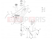 Benzin tank - Derbi Sonar 50 2T 2011