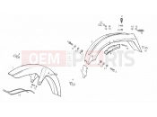 DERBI Variant Courier 50 Mudguards