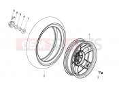 derbi Variant Sport 50 Rear wheel
