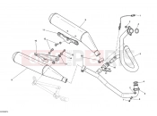 DUCATI 2008 Sportclassic GT1000 EXHAUST SYSTEM » EXHAUST SYSTEM