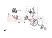 gilera Coguar Crankshaft-Piston