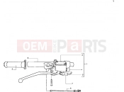 Front brake cylinder - Gilera DNA 180