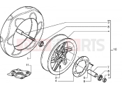 Front wheel - Gilera DNA 180
