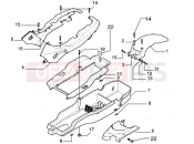 Rear mudguard-undersaddle - Gilera DNA 180
