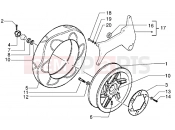 Rear wheel - Gilera DNA 180