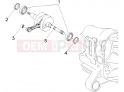 Crankshaft - Gilera DNA 50 2006