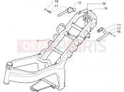 Frame/bodywork - Gilera DNA 50 2006