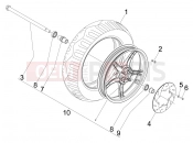 Front wheel - Gilera DNA 50 2006
