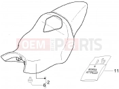 Saddle/seats - Gilera DNA 50 2006