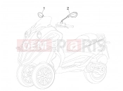 gilera 2008 Fuoco 500 tükör