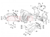 gilera 2008 Fuoco 500 Wheel huosing - Mudguard