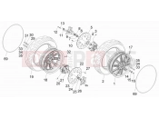 gilera 2009 Fuoco 500 Front wheel