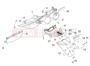GILERA Fuoco 500 Rear cover - Splash guard