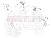gilera 2013 Fuoco 500 Remote control switches - Battery - Horn