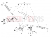 gilera 2014 Fuoco 500 Handlebars - Master cil.