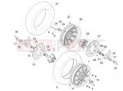 Front wheel - Gilera Fuoco 500 LT 2013