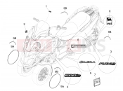 Plates - Emblems - Gilera Fuoco 500 LT 2013
