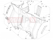 Front glove-box - Knee-guard panel - Gilera Fuoco 500 LT 2014