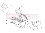 gilera 2008 GP 800 Rear cover - Splash guard