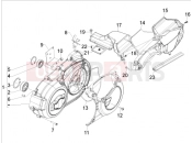 gilera 2009 GP 800 Crankcase cover - Crankcase cooling