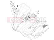gilera 2011 GP 800 tükör