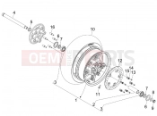 GILERA GP 800 Rear wheel
