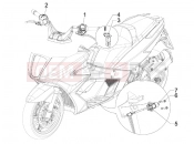 gilera 2009 GP 800 Centenario Selectors - Switches - Buttons