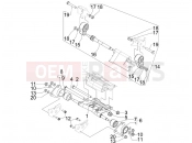 gilera 2009 GP 800 Centenario Swinging arm