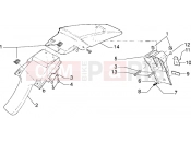gilera GSM Rear mudguard