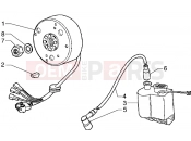 Flywheel magneto-H.t. coil - Gilera H@k M.Y. 2001