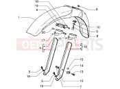 Front mudguard - Gilera H@k M.Y. 2001