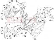 Front shield - Gilera Nexus 125 2007