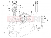 Fuel tank - Gilera Nexus 125 2007