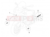 Plates - Emblems - Gilera Nexus 125 2007