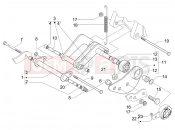 Swinging arm - Gilera Nexus 125 2007